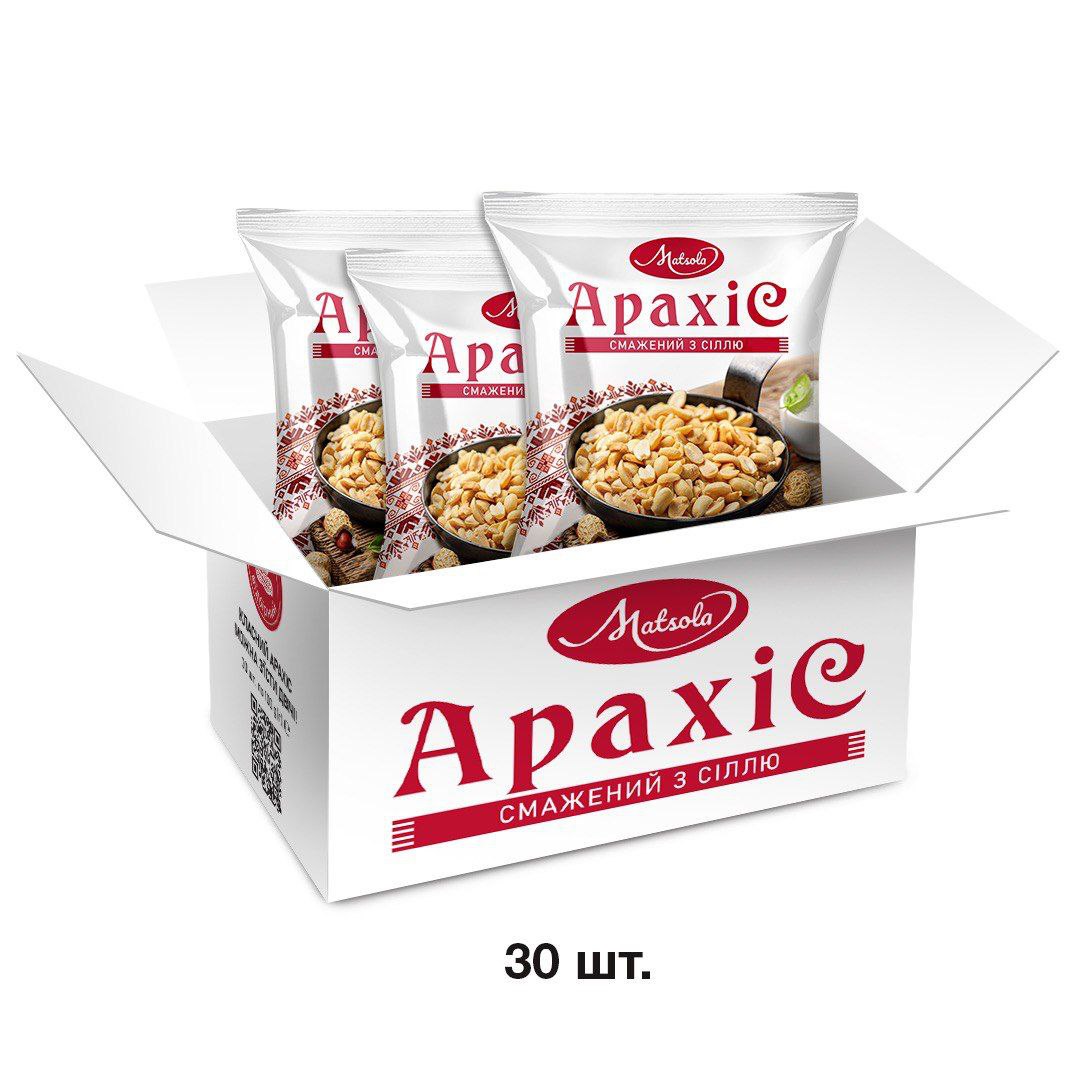 Жареный арахис с солью, 100 г