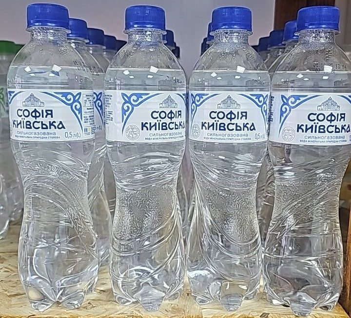 Мінеральна вода «Софія Київська» сильногазована 0,5 л