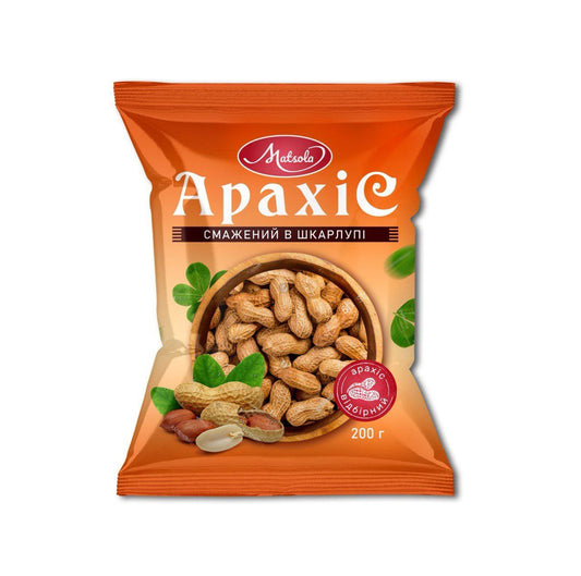 Жареный арахис в скорлупе, 200 г