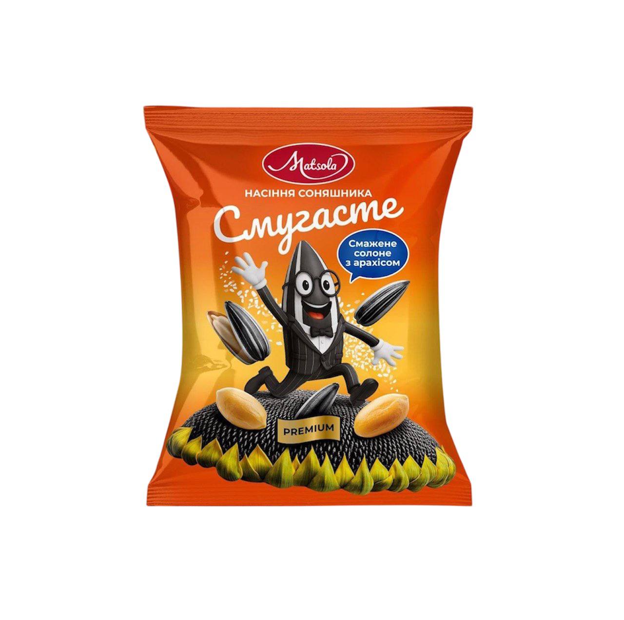 Жареные семечки с арахисом, солёные 130 г