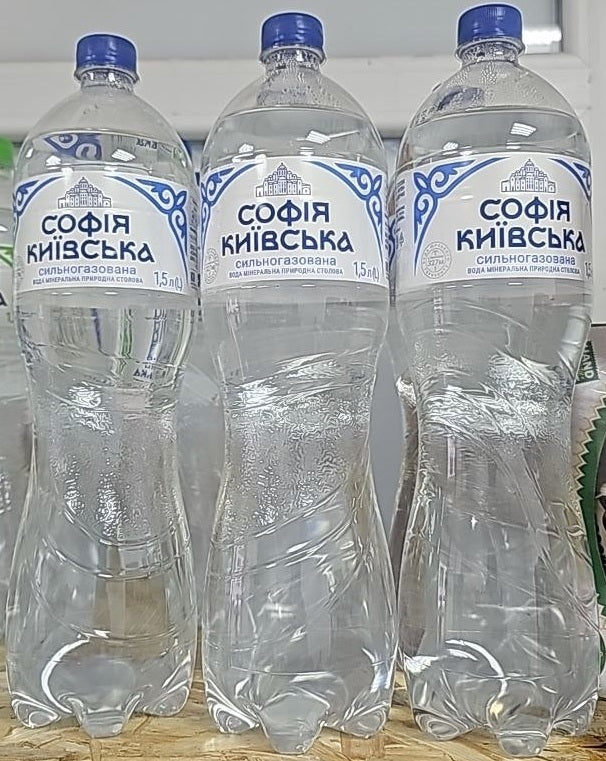 Мінеральна вода «Софія Київська» сильногазована 1,5 л