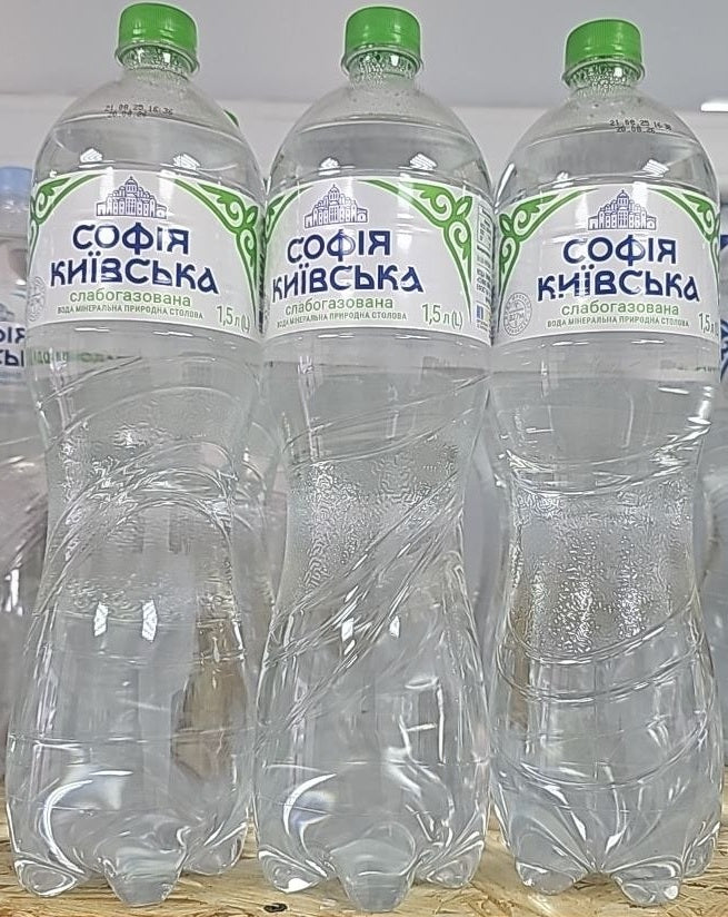 Мінеральна вода «Софія Київська» слабогазована 1,5 л